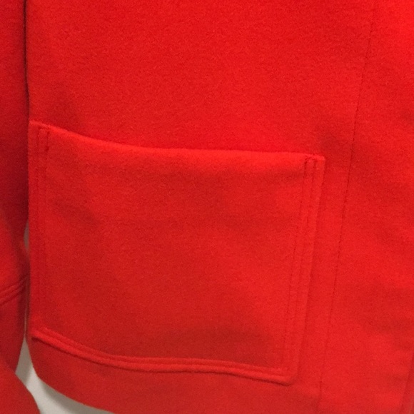 H&M Women’s Hooded RED Jacket Size 4 - Picture 9 of 11